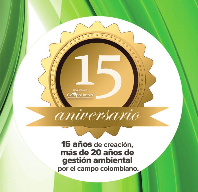 Descripción: Celebramos 15 años de gestión ambiental en CampoLimpio en nuestro aniversario.